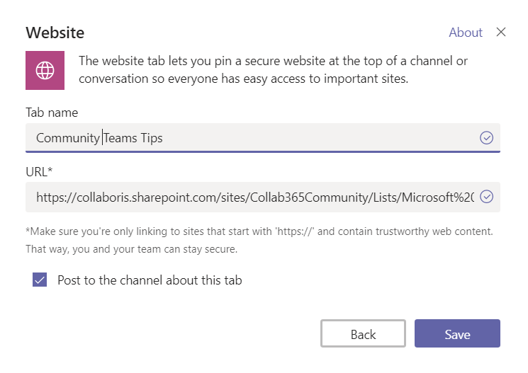 Add Your SharePoint List As A Teams Tab